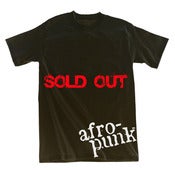 Image of Afro-Punk Tee 1, Black w/ White Logo