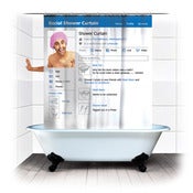 Image of SOCIAL MEDIA SHOWER CURTAIN