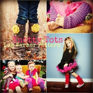 Free Little Girl Easy Crochet Legwarmer Pattern | A Crafty House