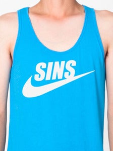 Image of SINS NEON BLUE TANK