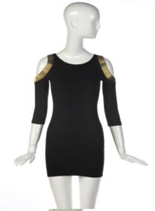 Image of Gold Love Dress 