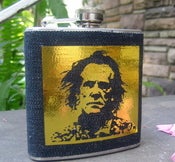 Image of NICK NOLTE FLASK: INFAMOUS ALCOHOLICS SERIES