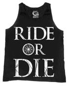 Image of PRE-ORDER : RIDE OR DIE / Black Tank Top