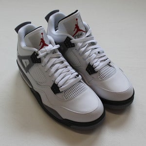 Image of Nike Air Jordan 4 White Grey Cement