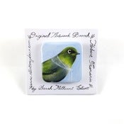 Image of Silvereye (detail) Brooch