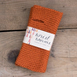 Image of Original Wrist Worms, Wool, Rust
