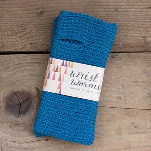 Image of Original Wrist Worms, Wool, Petrol
