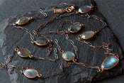 Image of Long Labradorite Necklace-mixed metal