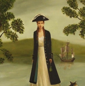 Image of Pirate Peyton Visits the Southern Shore of New Zealand Print