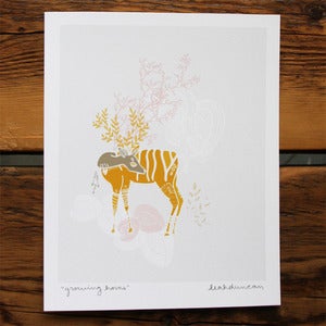 Image of Growing Horns Print 8 x 10