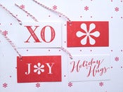 Image of Letterpress Gift Tags, set of 8