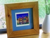 Image of Shalom, Jerusalem Skyline, Framed Original Print