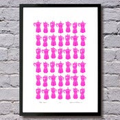 Image of Moka Express limited edition print - neon pink