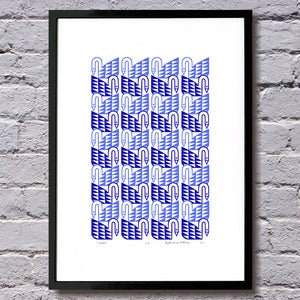 Image of Swans limited edition print - A3 (more colours available...)