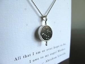 Image of Mother and Child Pendant ~ Big and Little Dipper Constellations