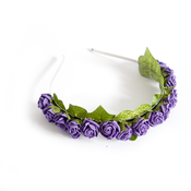 Image of Not A Lotta Rosie Headband - Aubergine