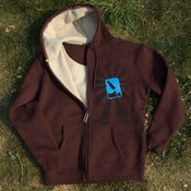 Image of Bomb Flow Winter Sherpa Hoodie / Dark BROWN! ON SALE NOW.