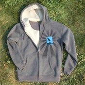 Image of Bomb Flow Winter Sherpa Hoodie / Dark Gray