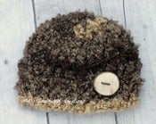 Image of Fuzzy Button Beanie