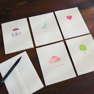 Image of Little Still Life Notecard Set - Brights