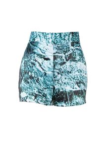 Image of EVOLUTION Turquoise Digital Print Shorts