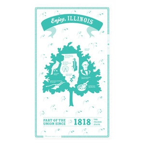 Image of Illinois State Towel