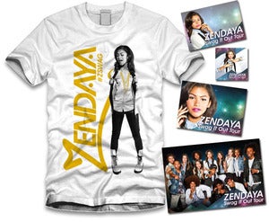 Image of Zendaya Gold Sticker Package White