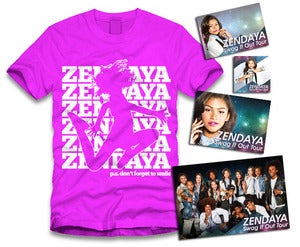 Image of Zendaya Jumping Sticker Package Pink
