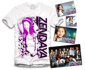 Image of Zendaya Music Sticker Package White/Purple
