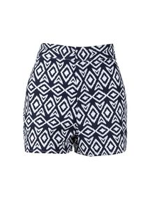 Image of EVOLUTION Geometric Digital Print Shorts
