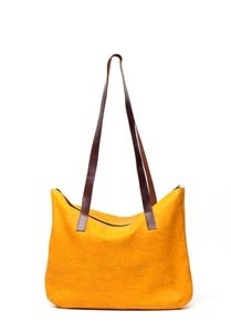 Image of TCB - Zipper Buffalo Leather Bag