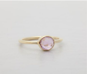 Image of Stella: Mermaid Ring w. Purple Amethyst 