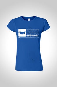 Image of Roadie Rules Womens Cycling T-Shirt - Eyewear