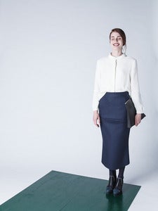Image of Villahame - Wool skirt