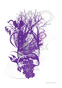 Image of Enchanted spiral print