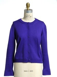 Image of Knit Purple Cardigan