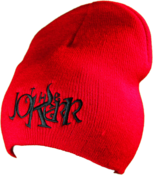 Image of The Jokerr Beanie - Black on Red