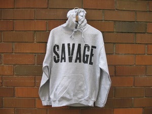 Image of "Scars of Authenticity" Hoodie (Ash Grey/Black)