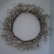 Image of White Beaded Wreath