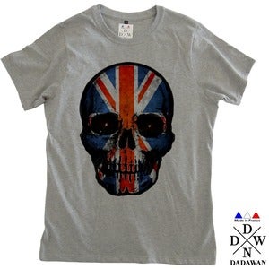 Image of T-shirt homme Hell Yeah Thug Life UK Skull by Dadawan 