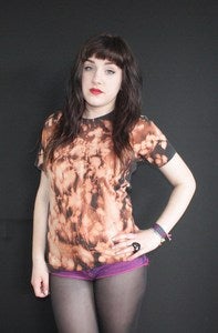 Image of Black Acid Wash T-shirt 