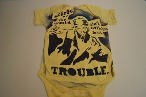 Image of Fresh Prince of Bel Air Onesie - Funny 90's onesie - Hand stenciled