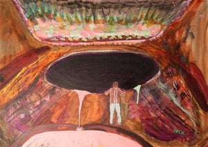Image of 'Vlax Avoidance' ~ Mixed media original by Omar Zingaro Bhatia