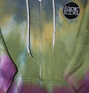 Image of StitchedUp! TieDie Hoody - FREAKZ - XL