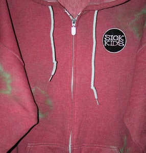 Image of StitchedUp! TieDie Hoody - SMOKE RINGS - XL