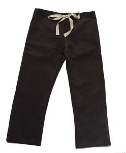 Image of Grey Corduroy Drawstring Pants