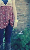 Image of Chiffon Flower Vintage Leather Cuff