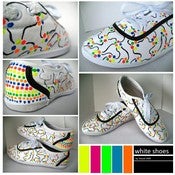 Image of Custom White Shoes