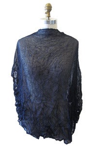Image of Sheer Moth Hooded Poncho 