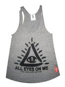 Image of Womens "All Eyes On Me" (Tank Grey)